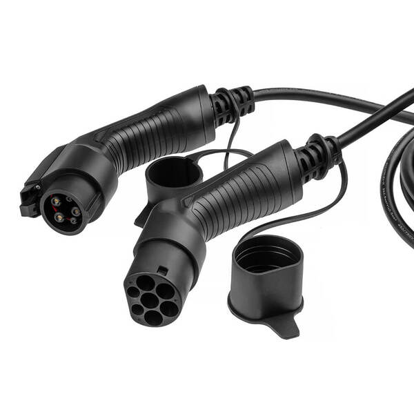 GREENCELL EV Cable EV19 Typ1 7m 3.6kW 16A 1-Phase Black IP55