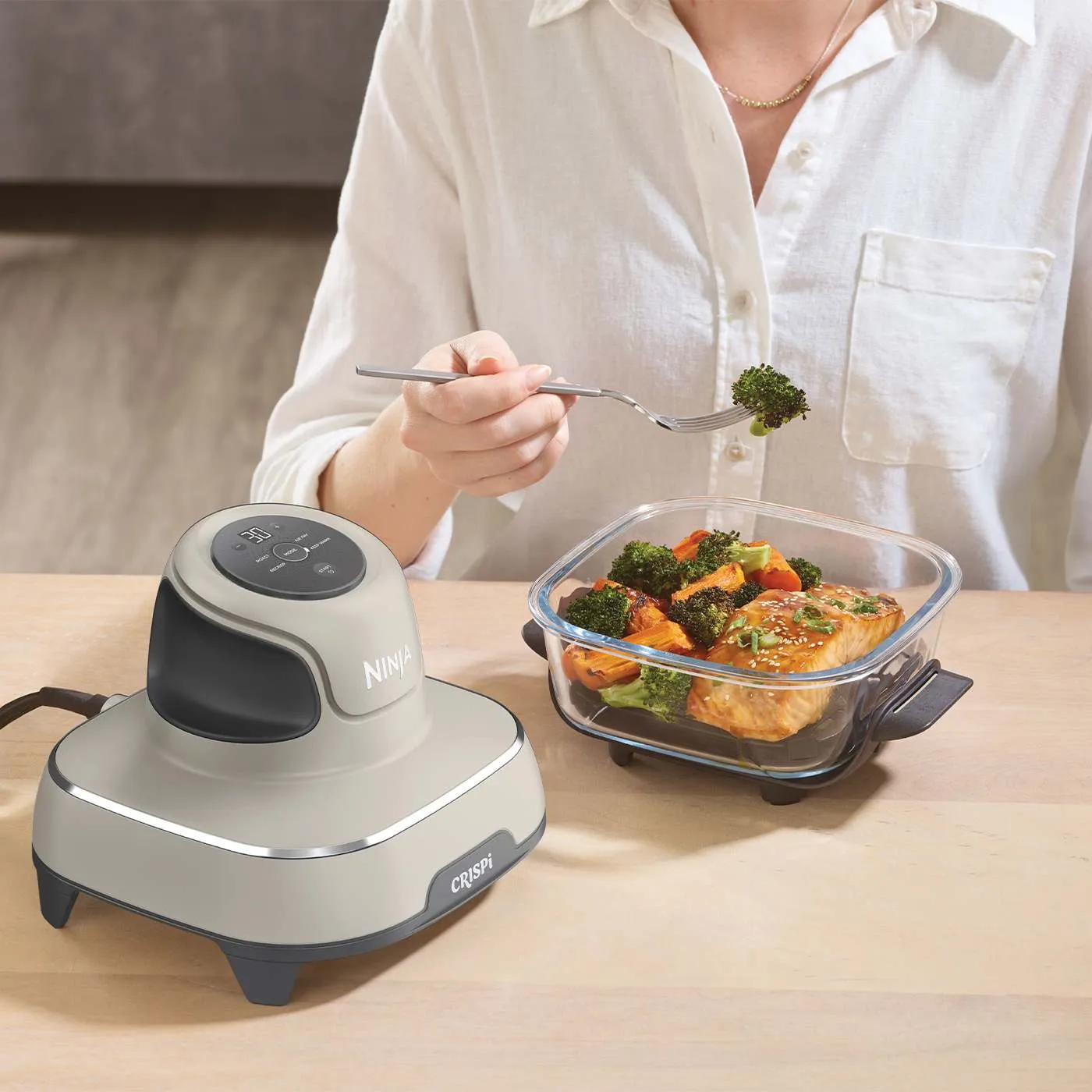 Ninja Crispi - Air Fryer, Grey
