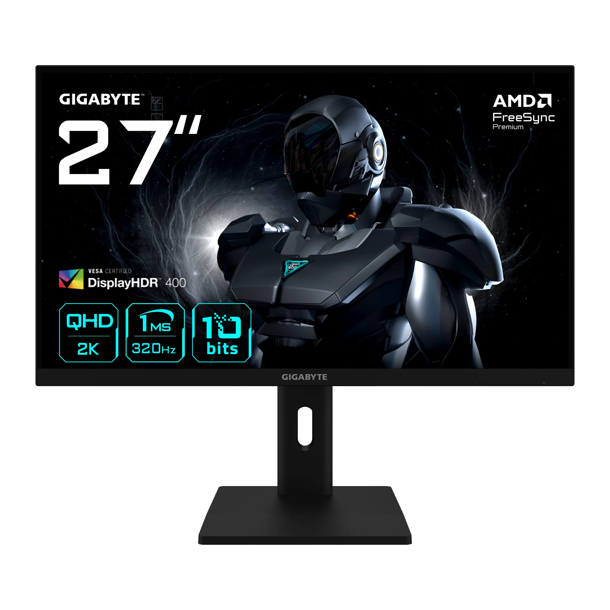 GIGABYTE G27Q3 27" QHD, IPS, 320Hz, HDR gamingsk&auml;rm