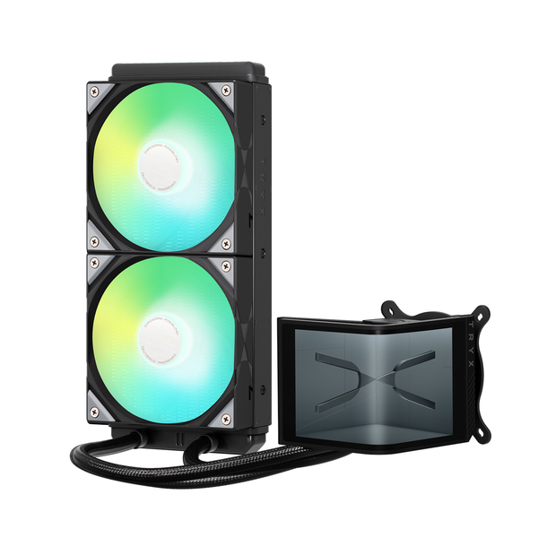 TRYX PANORAMA SE 240 mm AIO Liquid Cooler ARGB Black