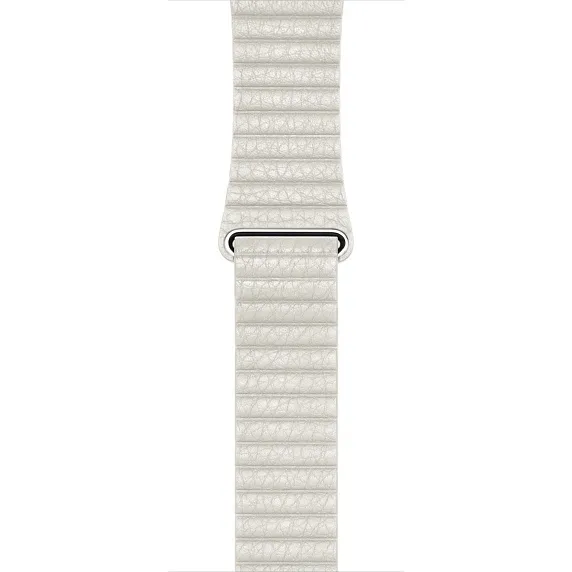 APPLE 42mm White Leather Loop - Large