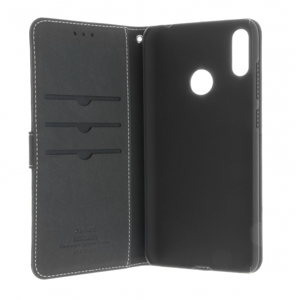 Insmat Exclusive Flip Case Huawei Y7 2019 - Wallet Case, black