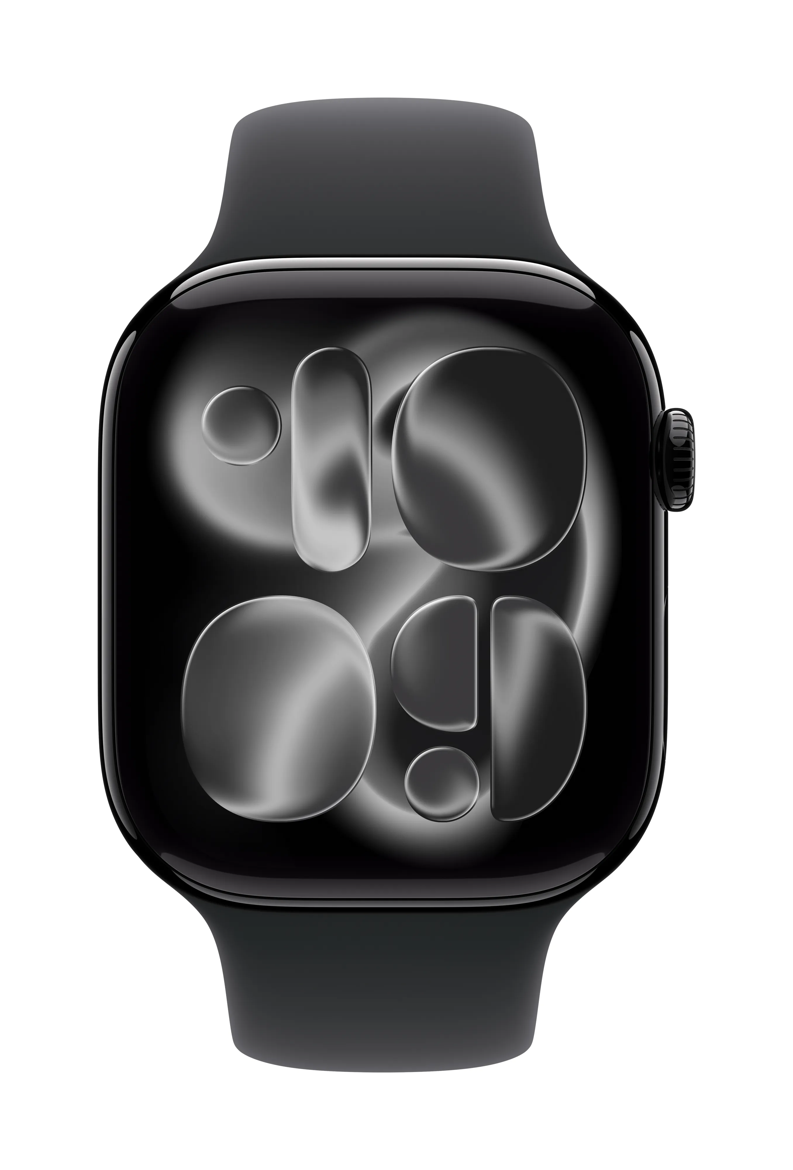 Apple Watch 46 mm -urheiluranneke, Musta, S/M Apple Watch 46 mm -urheiluranneke, Musta, S/M