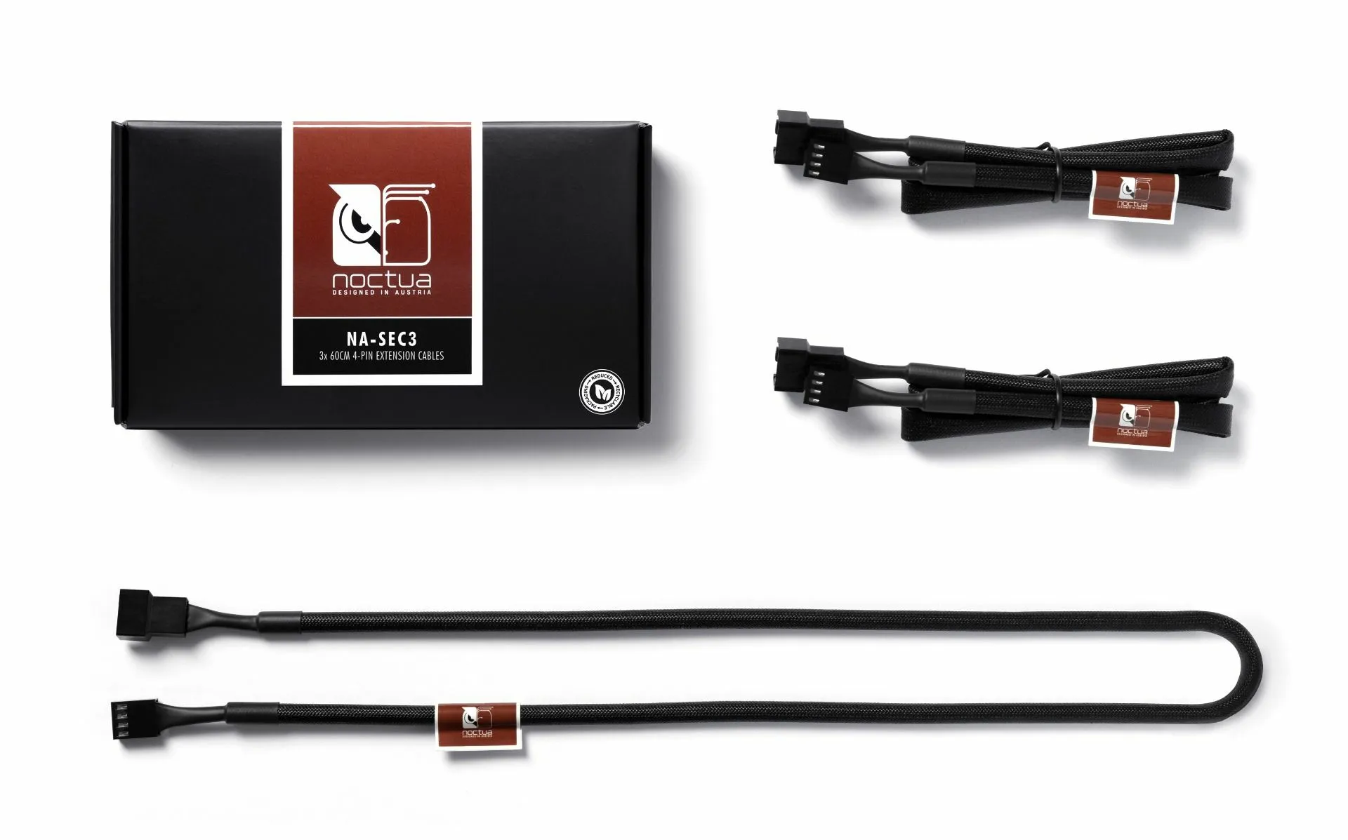 Noctua NA-SEC3 - Fan extension cable set, Black
