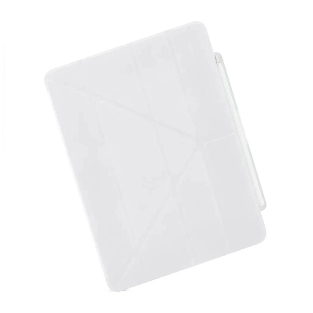 Pipetto iPad Pro 11 (2024) Origami No3 -kyn&auml;kotelo, valkoinen