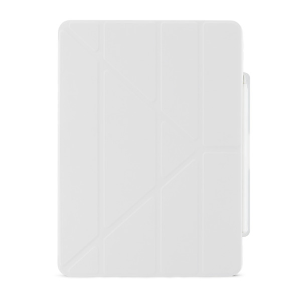 Pipetto iPad Pro 11 (2024) Origami No3 -kyn&auml;kotelo, valkoinen