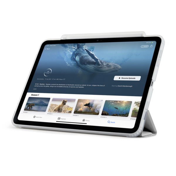 Pipetto iPad Pro 11 (2024) Origami No3 Pencil - case, white