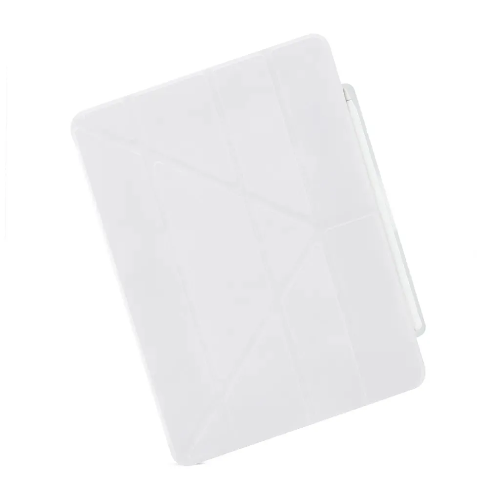 Pipetto iPad Pro 11 (2024) Origami No3 -kyn&auml;kotelo, valkoinen