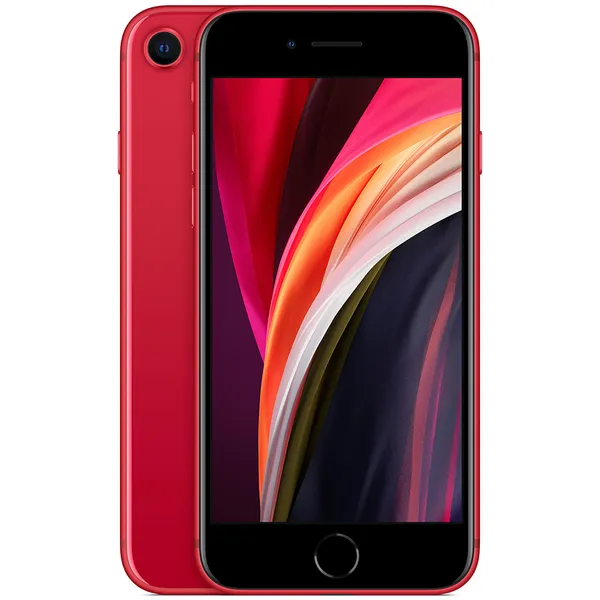 Refurbished iPhone SE (2020) 64GB - mobile phone, (PRODUCT)RED (Mint condition)