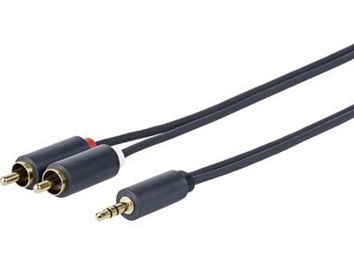 3.5MM - 2 X RCA M-M 5 Meter