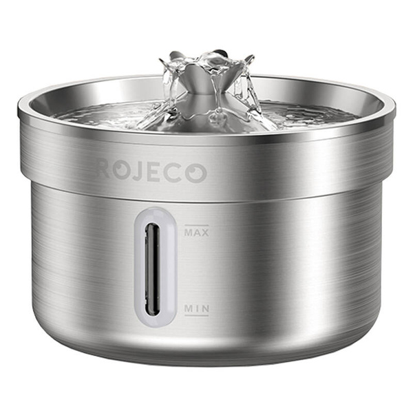 ROJECO RYSJXHGO-17 Stainless Steel Pet Water Fountain 2 L