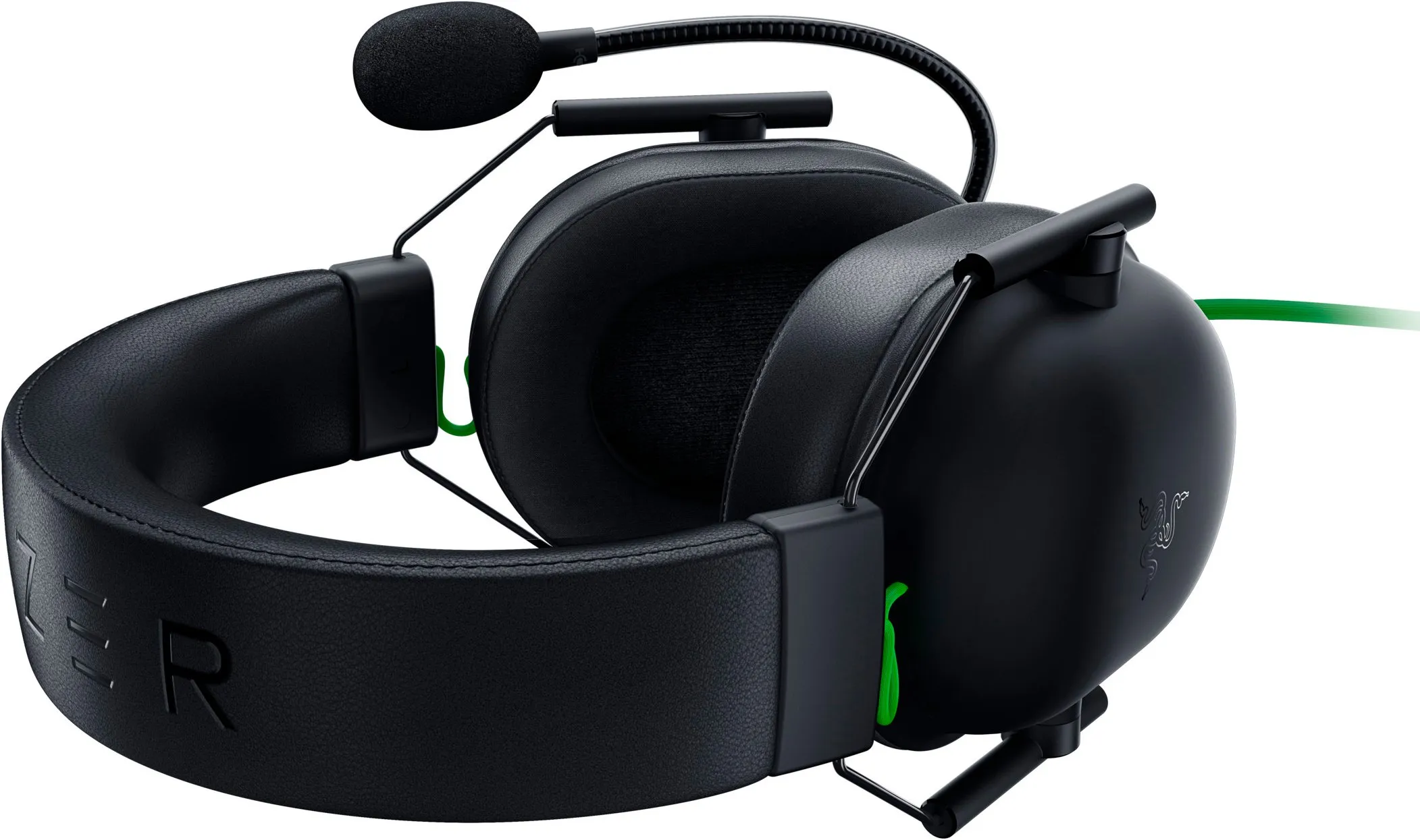 Razer BlackShark V2 X Gaming Headset, Black/Green