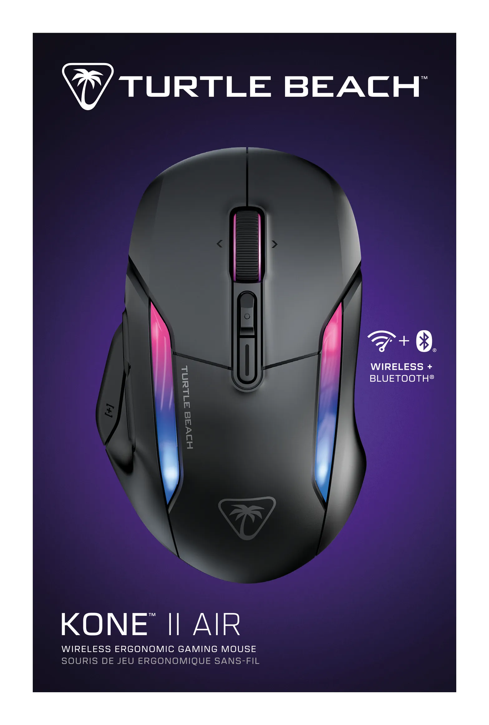 Turtle Beach Kone II Air - wireless gaming mouse, black