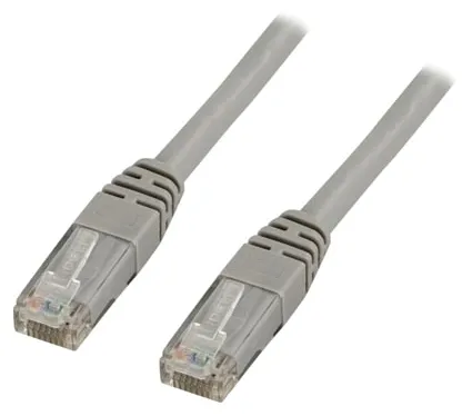 Deltaco U/UTP CAT6-verkkokaapeli, 5m, 250MHZ, DELTA-SERTIFIOITU, LSZH - harmaa