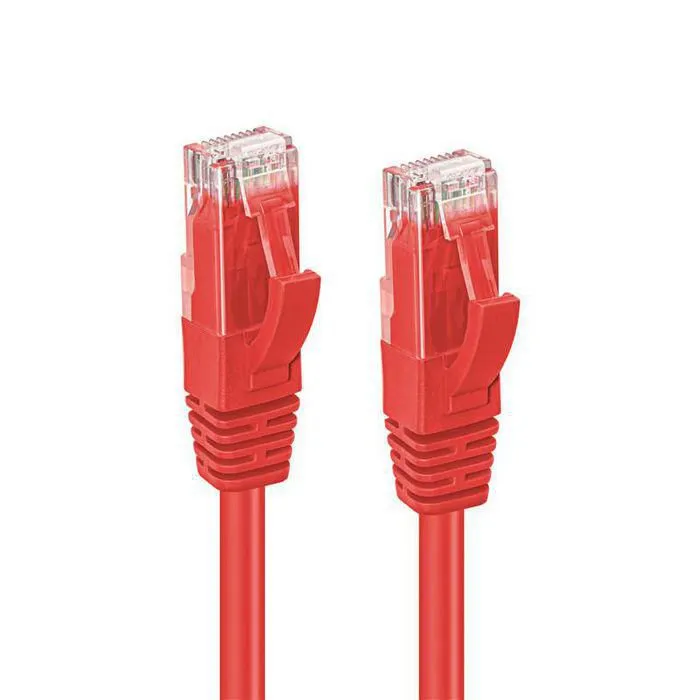 MicroConnect Cat5e UTP RJ45 1.5m Network Cable, Red