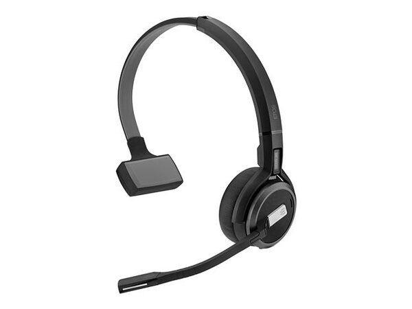 EPOS IMPACT SDW 5036 tr&aring;dl&ouml;s monoheadset + laddst&auml;llning, svart