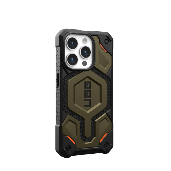 UAG Monarch Pro Kevlar MagSafe, iPhone 15 Pro - fodral, Kevlar Element Green UAG Monarch Pro Kevlar MagSafe, iPhone 15 Pro - fodral, Kevlar Element Green