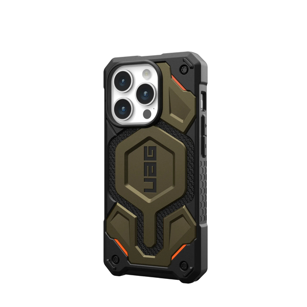 UAG Monarch Pro Kevlar MagSafe, iPhone 15 Pro - fodral, Kevlar Element Green UAG Monarch Pro Kevlar MagSafe, iPhone 15 Pro - fodral, Kevlar Element Green