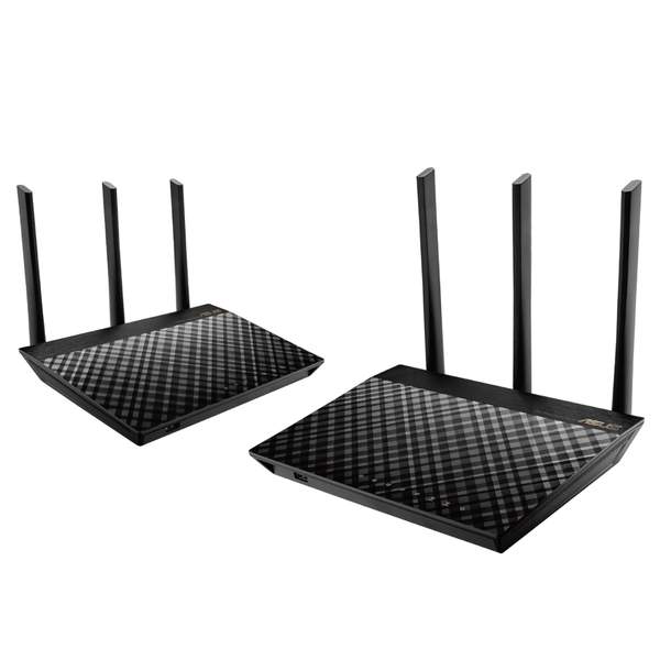 Asus RT-AC67U Dual-band -WiFi -AiMesh-j&auml;rjestelm&auml; (2kpl)