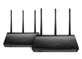 Asus RT-AC67U Dual-band -WiFi -AiMesh-j&auml;rjestelm&auml; (2kpl)