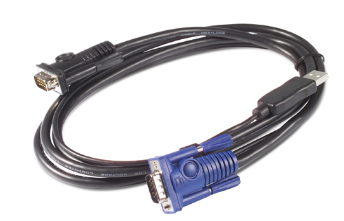 APC - Video / USB kaapeli - USB, HD-15 (uros) to HD-15 (uros) - 7.6 m malleihin APC 16 Port Multi-Platform Analog KVM, 8 Port Multi-Platform Analog KVM