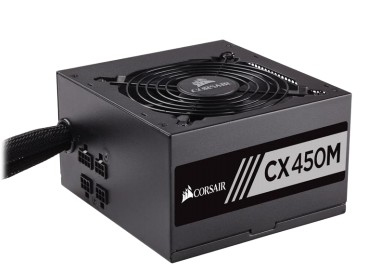 Corsair CX Series CX450M 450W -virtal&auml;hde, 80 Plus Bronze