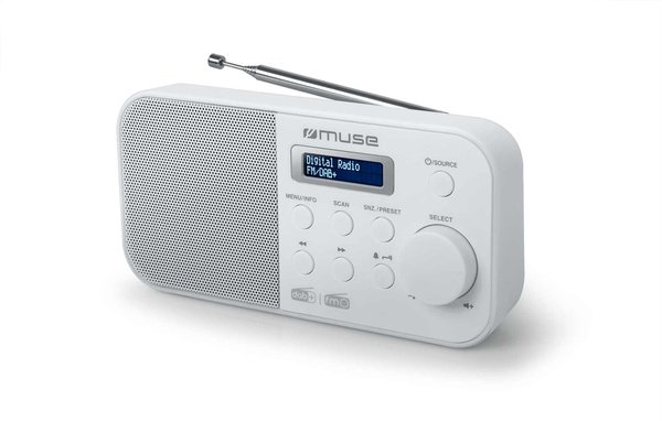 Muse M-109 DB, DAB+, FM - portable radio, white