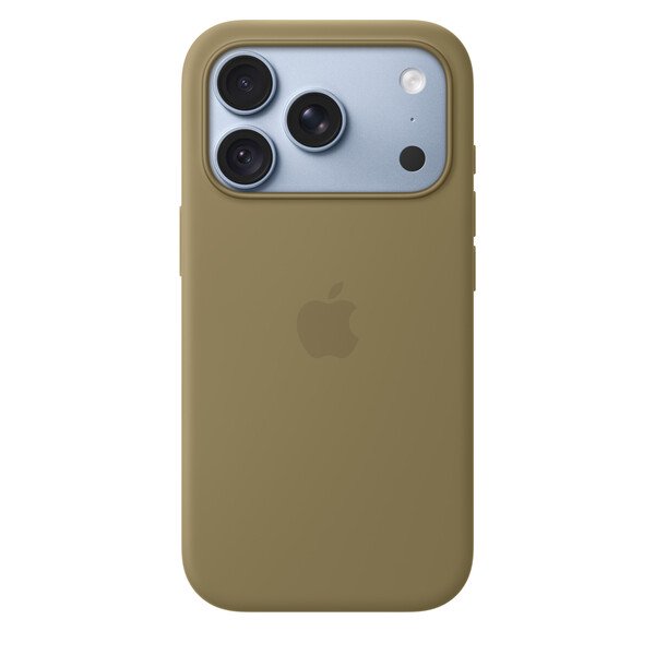 Apple iPhone 18 Pro Silicone Case with MagSafe, Olive