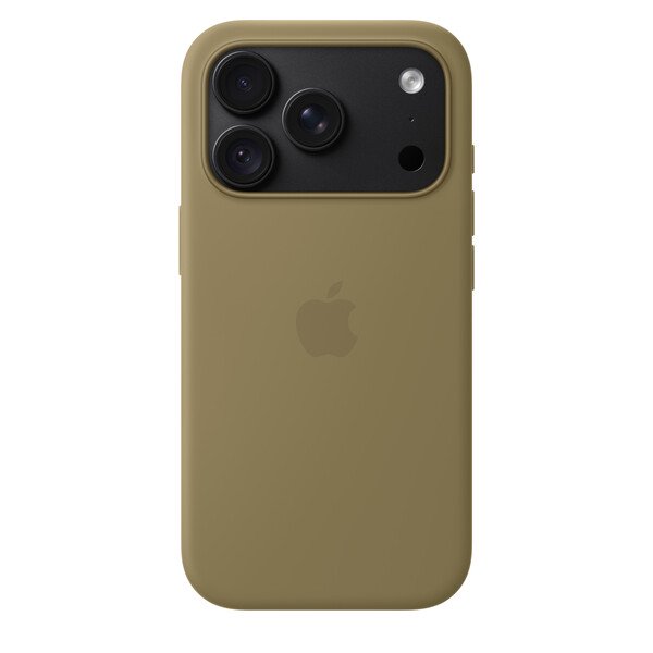 Apple iPhone 18 Pro Silicone Case with MagSafe, Olive