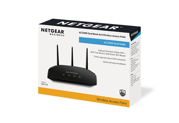 Netgear 5PT AC2000 Desktop Accesspoint /WAC124-100PES