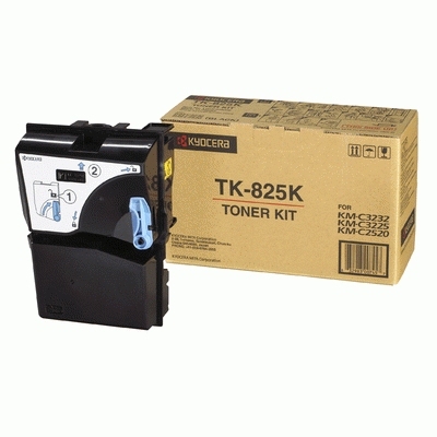 Kyocera KM-C2520/C3225/C3232 v&auml;rikasetti TK-825K musta