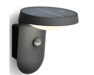 Philips Tyla Solar Wall Light with Motion Sensor, 1.2W, 250lm, IP44, Anthracite