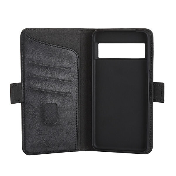GEAR Wallet, Google Pixel 8 Pro - plånboksfodral, Svart