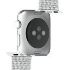 Puro Apple Watch -ranneke, 42-44 mm, S/M & M/L, nylon, valkoinen