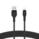 BOOST CHARGE USB-A to LTG_Braided Silicon, 2m, Black