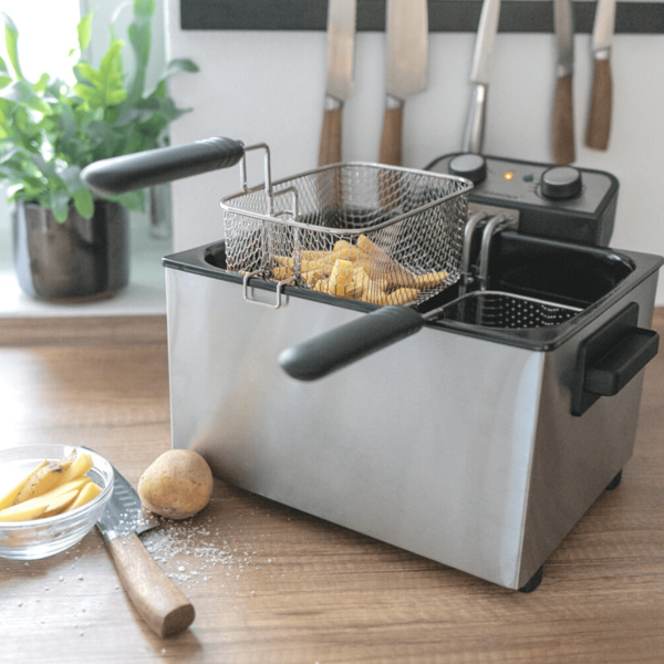 Steba DF 300 Frit&ouml;s, 5 liter, 3000 watt, Rostfritt st&aring;l