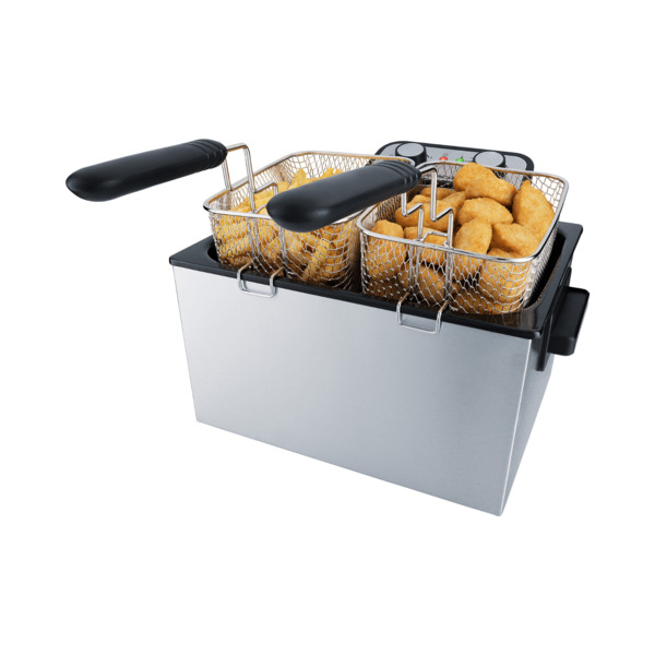 Steba DF 300 Frit&ouml;s, 5 liter, 3000 watt, Rostfritt st&aring;l