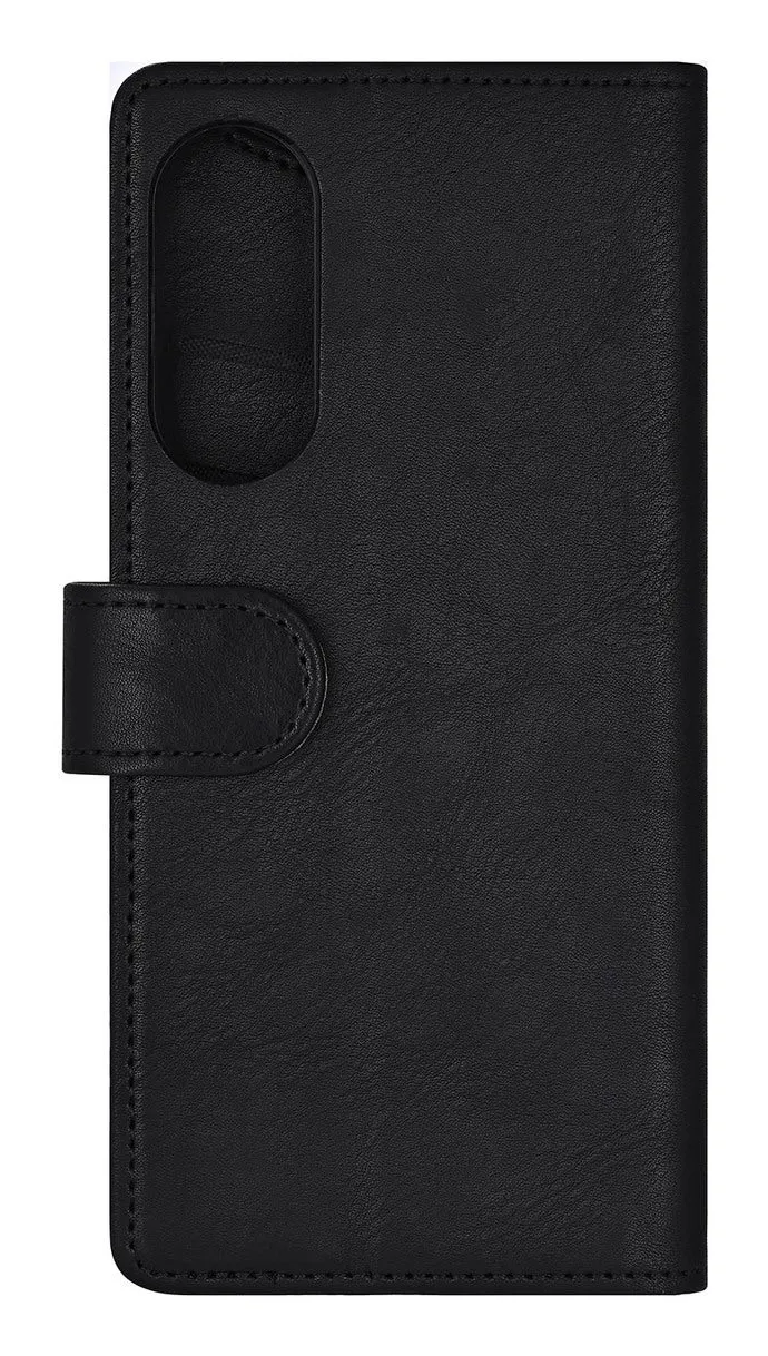 GEAR Classic 3 card pl&aring;nboksfodral, Galaxy S25 Edge, svart