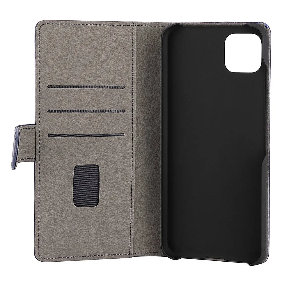 GEAR Wallet, Galaxy A22 5G - plånboksfodral, Blå