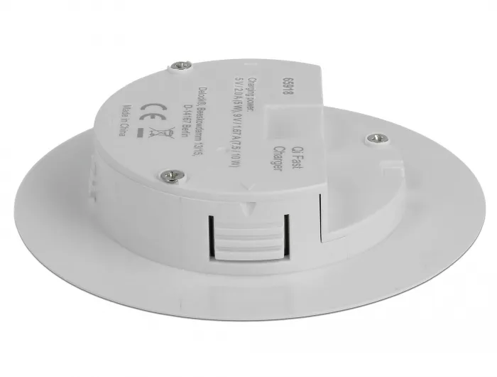 Wireless Qi Fast Charger 7.5 W + 10 W for table mounting