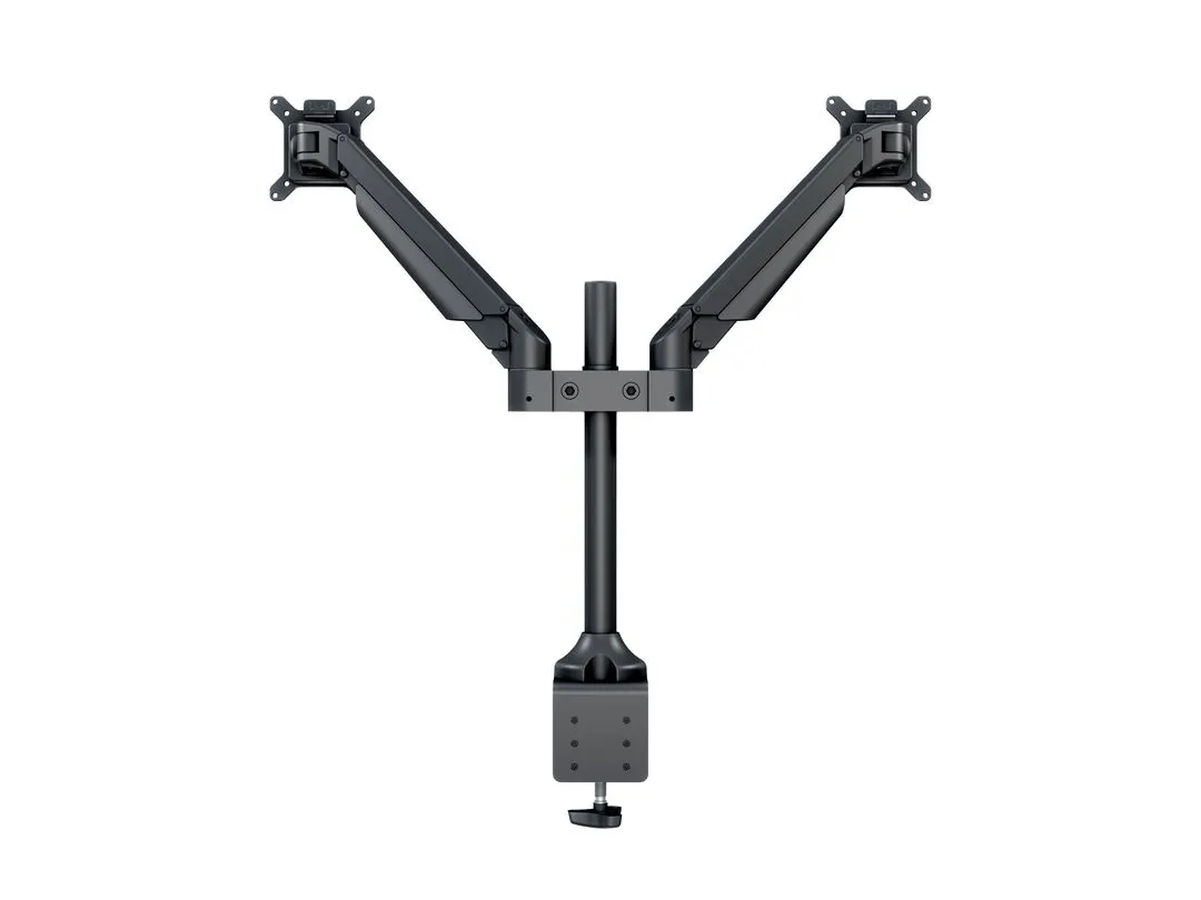 Multibrackets M VESA Gas Lift Arm Dual Desk Mount, for 2 monitors, 15-32", with gas spring, 10kg, Black