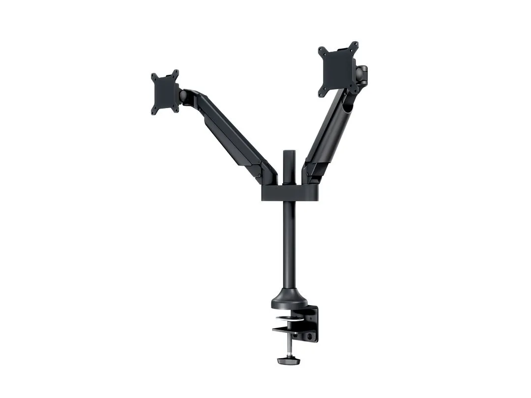 Multibrackets M VESA Gas Lift Arm Dual Desk Mount, for 2 monitors, 15-32", with gas spring, 10kg, Black