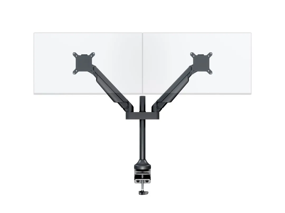 Multibrackets M VESA Gas Lift Arm Dual Desk Mount, for 2 monitors, 15-32", with gas spring, 10kg, Black