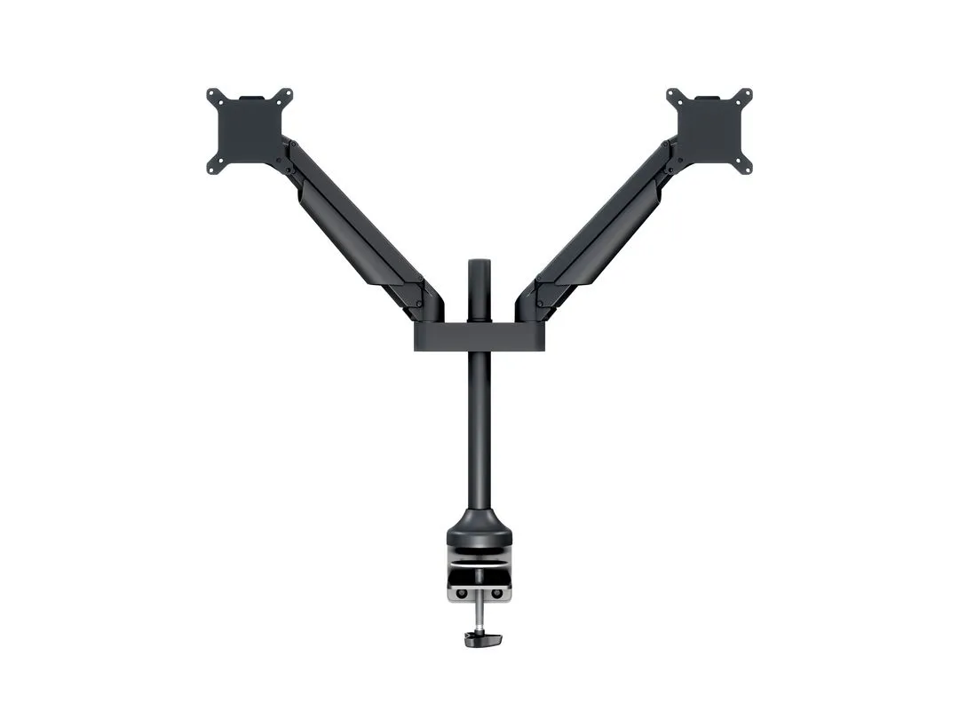 Multibrackets M VESA Gas Lift Arm Dual Desk Mount, for 2 monitors, 15-32", with gas spring, 10kg, Black