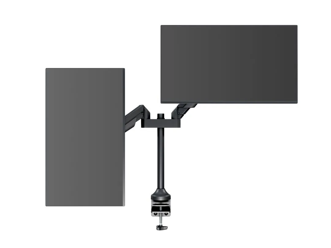 Multibrackets M VESA Gas Lift Arm Dual Desk Mount, for 2 monitors, 15-32", with gas spring, 10kg, Black