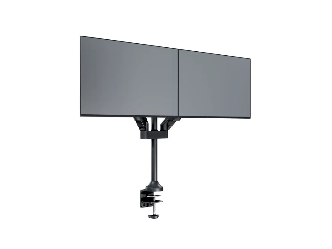 Multibrackets M VESA Gas Lift Arm Dual Desk Mount, for 2 monitors, 15-32", with gas spring, 10kg, Black
