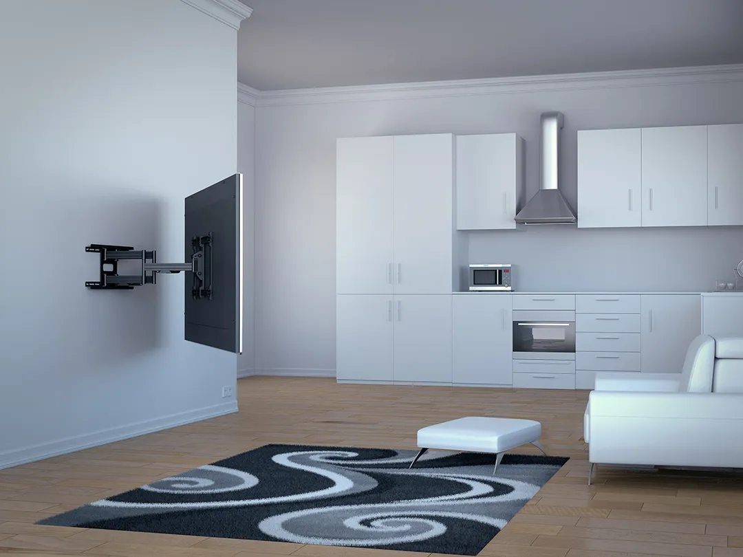 Multibrackets M Universal Flexarm Pro Super Duty - Wall mount tuotteelle LCD nestekiden&auml;ytt&ouml; / plasma TV - musta -n&auml;yt&ouml;n koko: 55"-110"