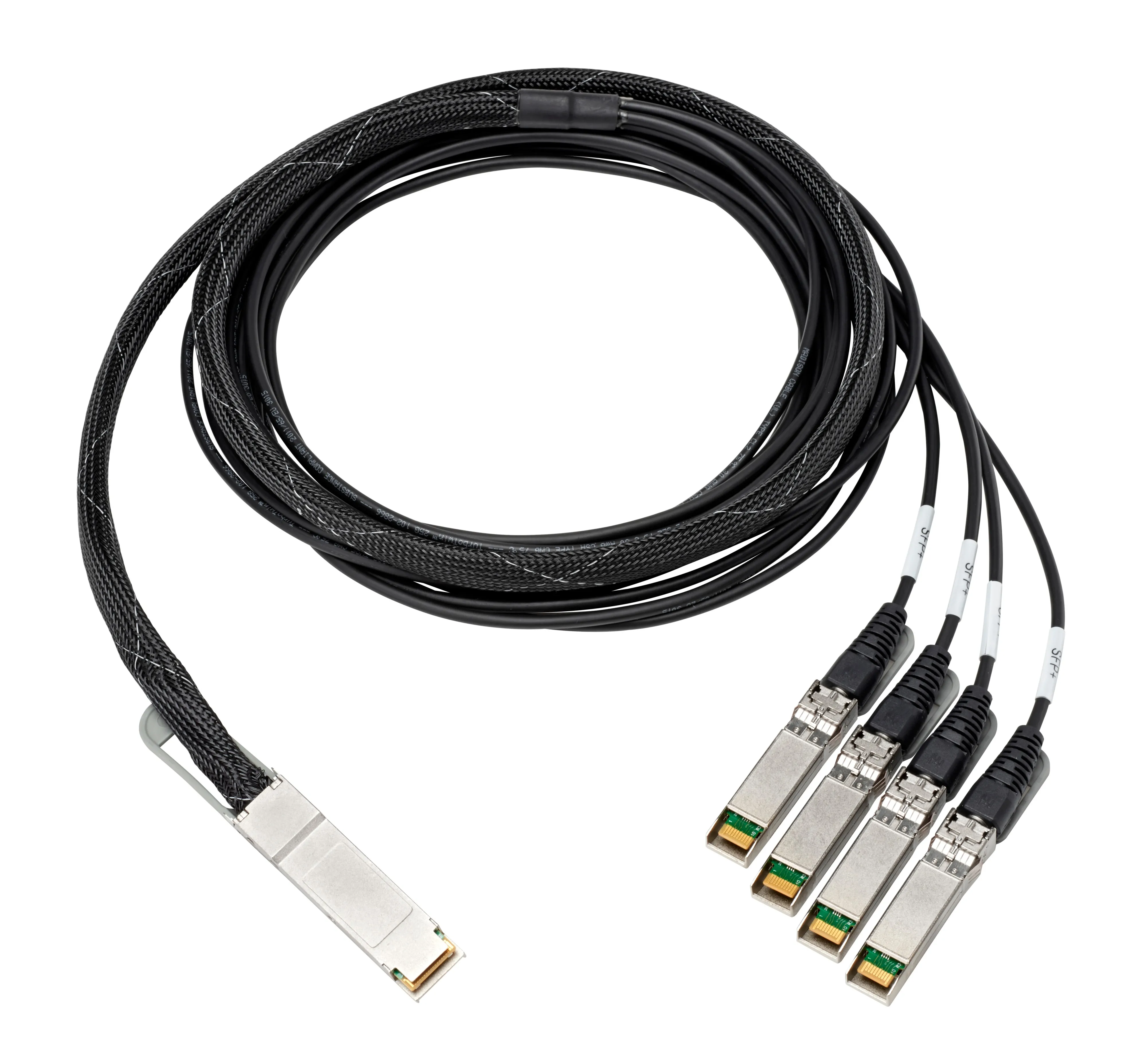 HPE Copper Cable - 100GBase direct attach cable - QSFP28 (uros) to SFP28 (uros) - 3 m - SFF-8665