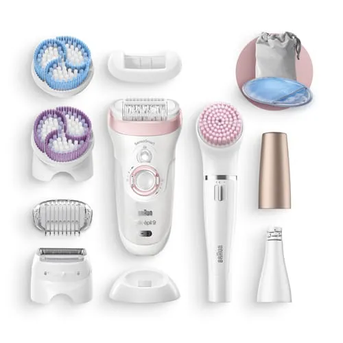 Braun Silk-&eacute;pil 9-975 SensoSmart Beauty Set 9 - epilator, white/pink gold