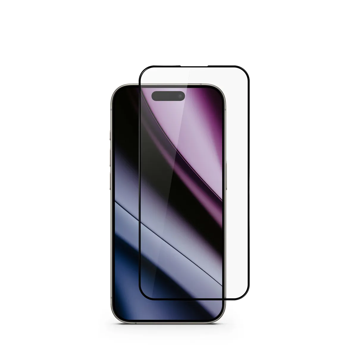 Epico ImpactBuffer Glass 3D for iPhone 16 Pro Max with install frame